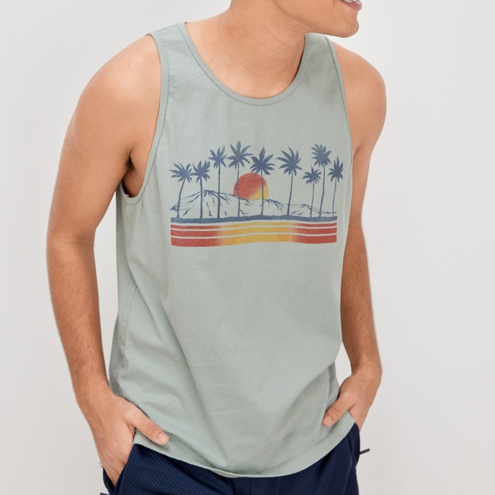American Eagle Graphic Tank Top